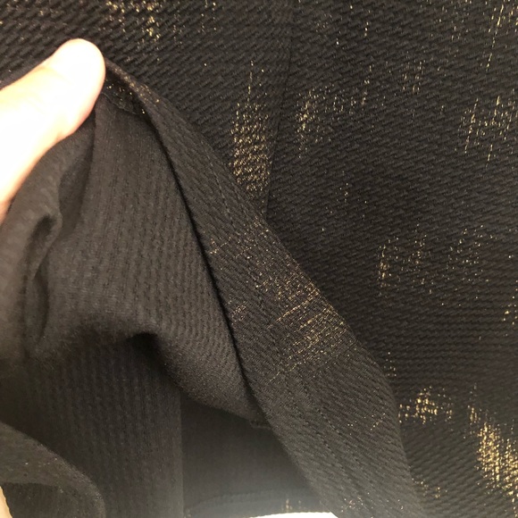 COLLECTIVE CONCEPTS Large (fits small) Short Sleeve Knit Top Black NWOT - Picture 10 of 12